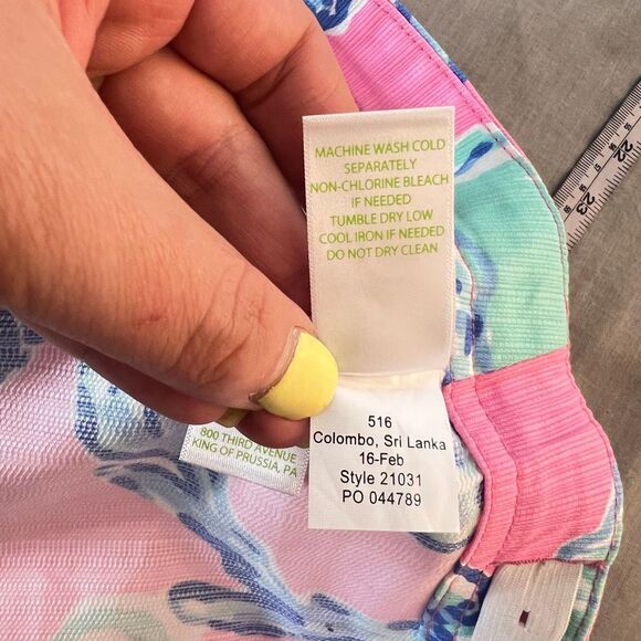 Lilly Pulitzer nwt little Liza girls shorts in pink pout size 14 - Picture 7 of 8